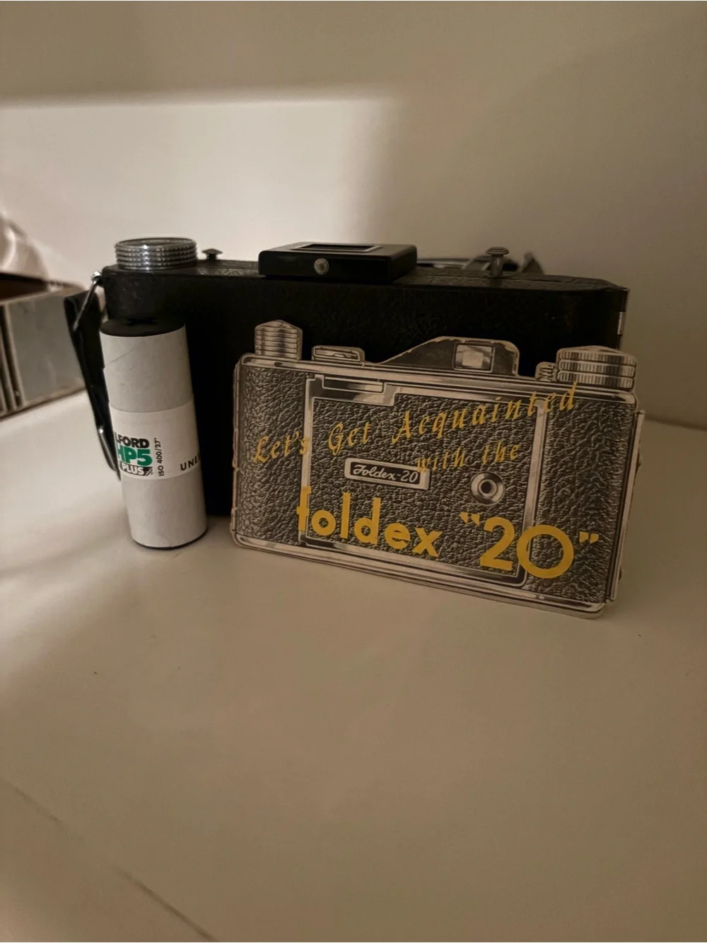 Kodak Black Art Deco Vintage Folding Six-20 Camera